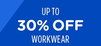 UP TO 30% OFF WORKWEAR