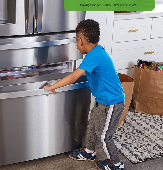 Savings range: 5-30%. Offer ends 3/6/21.