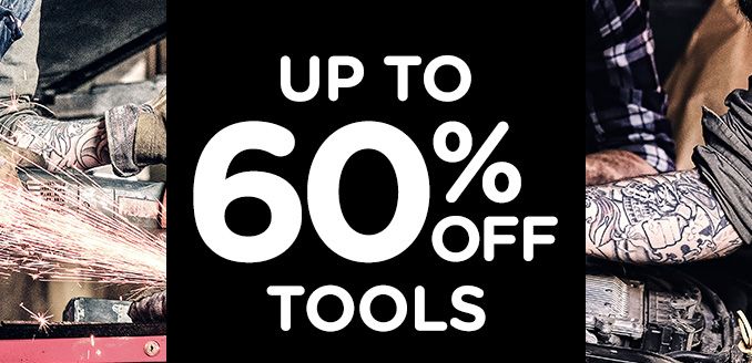 UPTO 60% OFF TOOLS