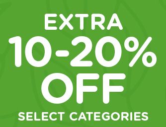 EXTRA 10-20% OFF SELECT CATEGORIES