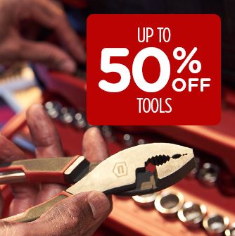 UP TO 50% OFF TOOLS