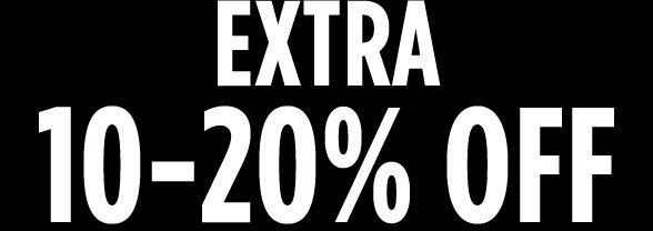 EXTRA 10-20% OFF