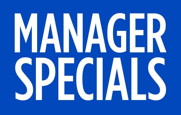 MANAGER SPECIALS