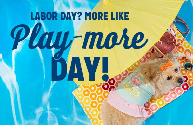 LABOR DAY? MORE LIKE Play-more DAY!