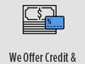 We Offer Credit