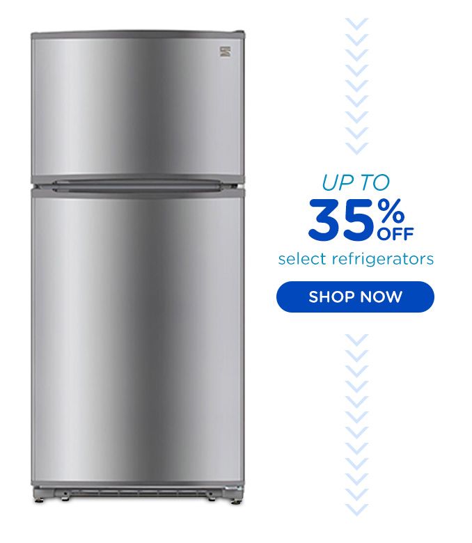 UP TO 35% OFF select refrigerators | SHOP NOW
