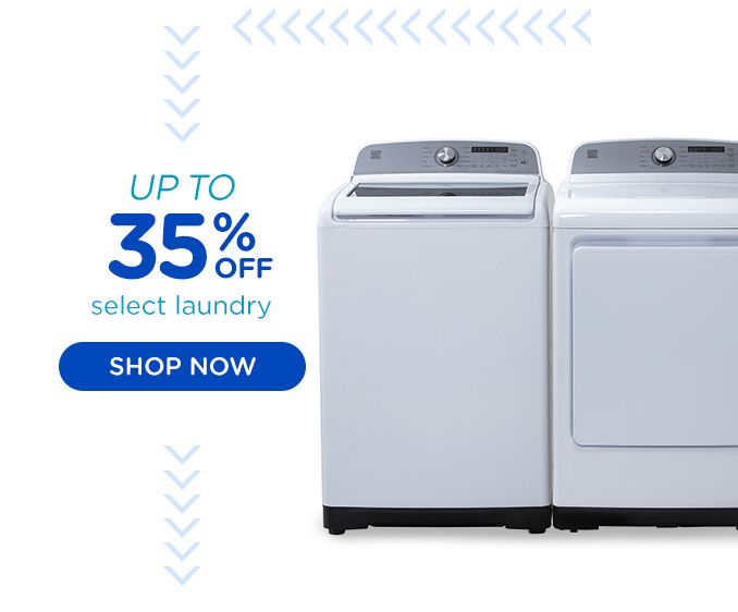 UP TO 35% OFF select laundry | SHOP NOW