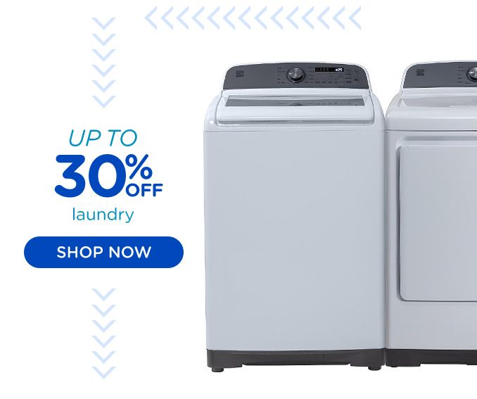 UP TO 30% OFF laundry | SHOP NOW