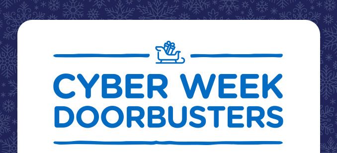 CYBER WEEK DOORBUSTERS