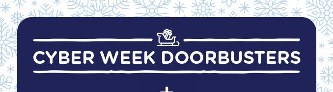 CYBER WEEK DOORBUSTERS