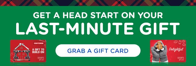 GET A HEAD START ON YOUR LAST-MINUTE GIFT | GRAB A GIFT CARD
