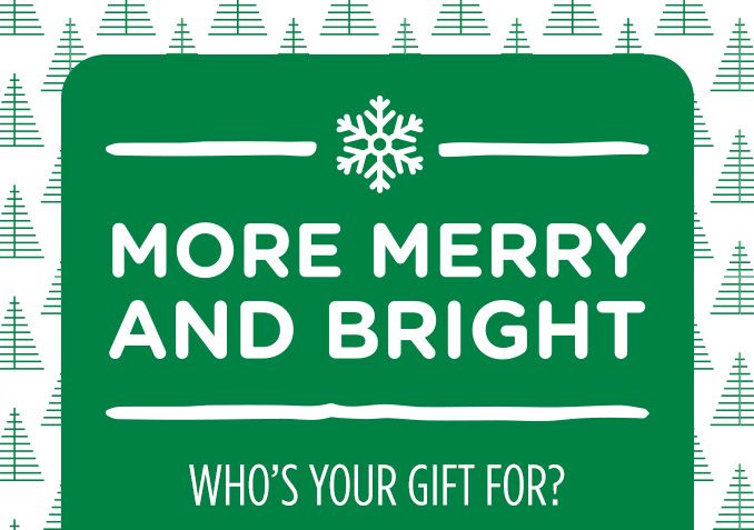 MORE MERRY AND BRIGHT | WHO'S YOUR GIFT FOR?